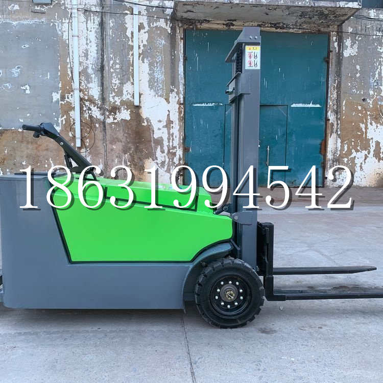 永昌县小型电动叉车1吨2吨步行站驾式电瓶堆高充电装卸车液压升降车铲车